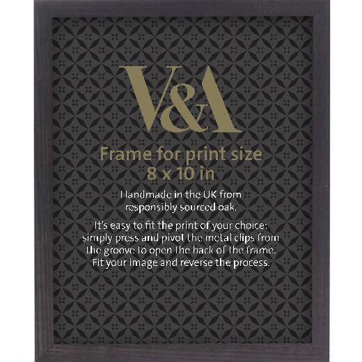 V&A Black box picture frame - 10x8 inches